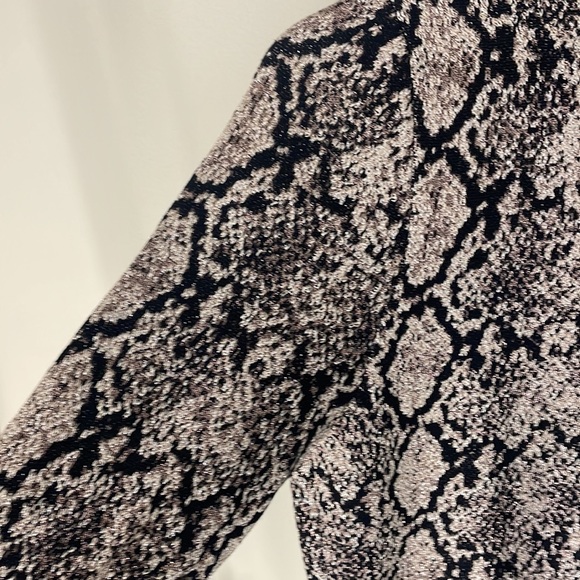 INC snake print long sleeve top - Picture 3 of 16